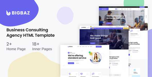 BigBaz - Business Consulting Agency HTML5 Template