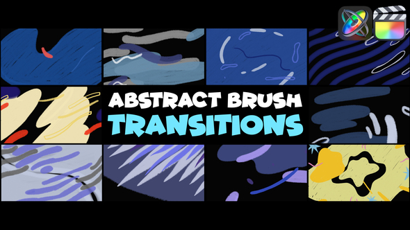 Abstract Brush Transitions | FCPX