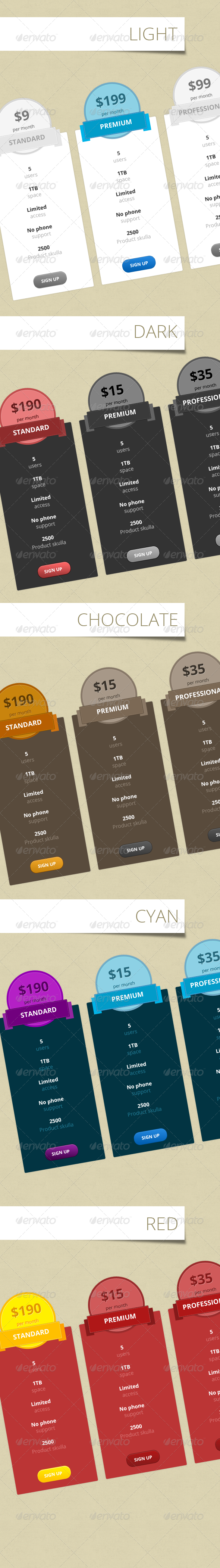 Pricing Table