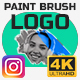 Paint Brush Logo Intro - VideoHive Item for Sale