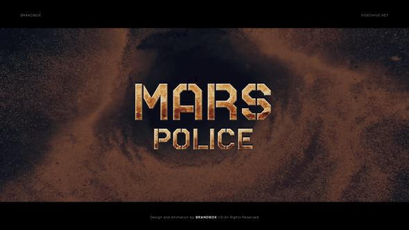 Mars Police Trailer