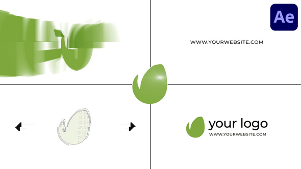 Page Flips Corporate Logo for After Effects alt