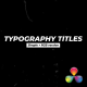 Kinetic Typography Title | DR - VideoHive Item for Sale