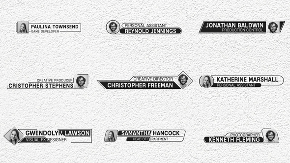 Glitch Photo Lower Third alt