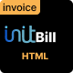 initBill - invoice & Receipt HTML Template - CodeCanyon Item for Sale