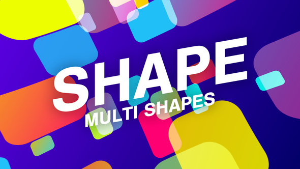 Colorful Multi Shape Title