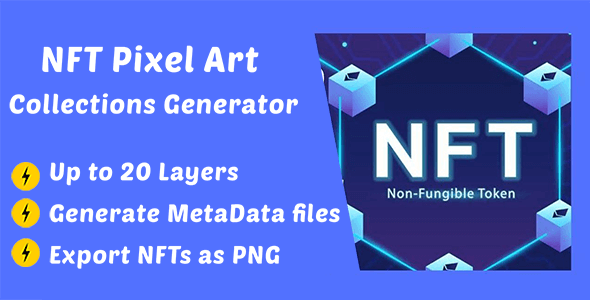 NFT PixelArt Collections Generator Pro