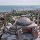 Aerial View of Hagia Sophia Church in Istanbul - VideoHive Item for Sale