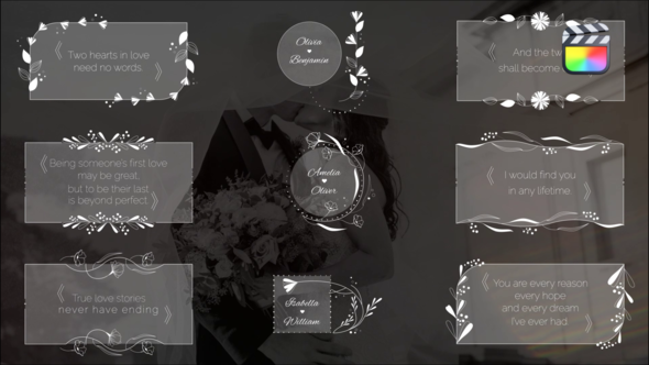 Wedding Titles \ FCPX alt