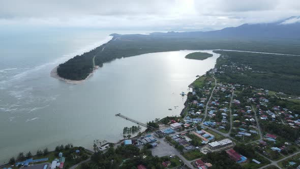 Prawn Fish Farm Aerial