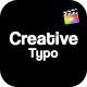 Creative Typo For Final Cut Pro - VideoHive Item for Sale