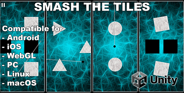 Smash The Tiles - Unity Hyper Casual Game For Android And iOS
