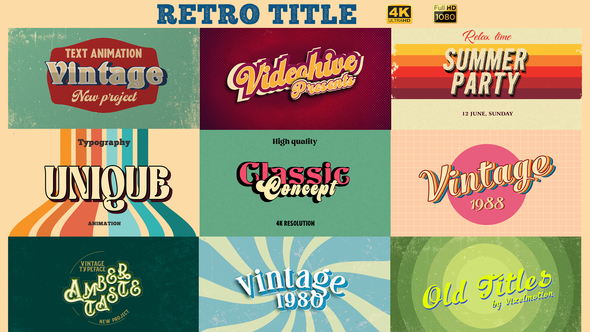 Retro Titles