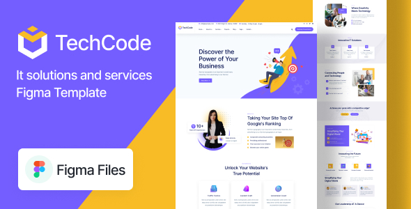 Techcode - IT Solutions & Services Figma Template