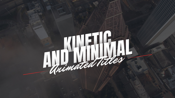 Kinetic and Minimal Animated Titles alt