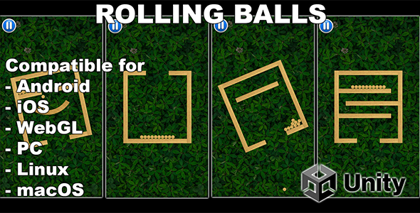 Rolling Balls - Unity Puzzle Game For Android And iOS - Ready For Release