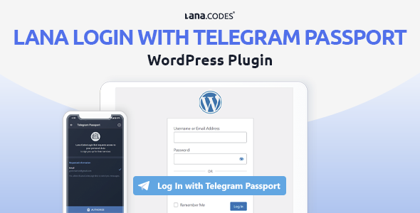 Lana Login with Telegram Passport for WordPress