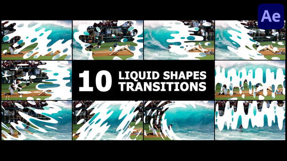 Liquid Shapes Transitions | After Effects alt