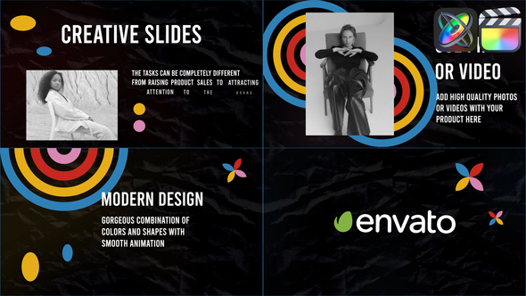 Geometric Modern Slides for FCPX