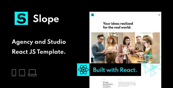Slope – Responsive Agency & Studio React JS Template