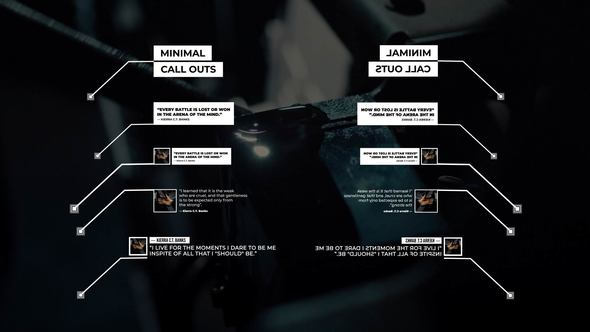 Minimal Call Outs Titles | Final Cut Pro