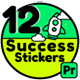12 Success Stickers Animated For premiere pro - VideoHive Item for Sale