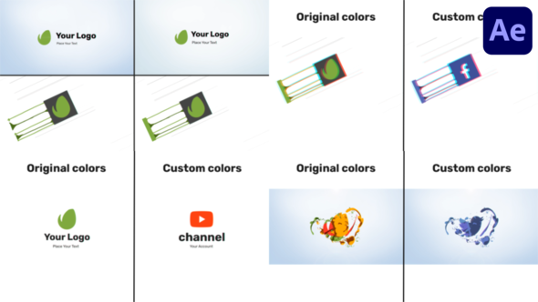 Liquid And Smoke Hand Drawn Logo Reveals for After Effects alt