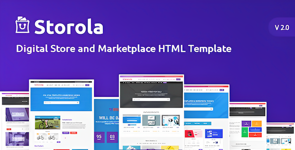 Storola - Digital Store and Marketplace HTML Template