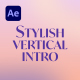 Stylish Vertical Intro 3in1 - VideoHive Item for Sale