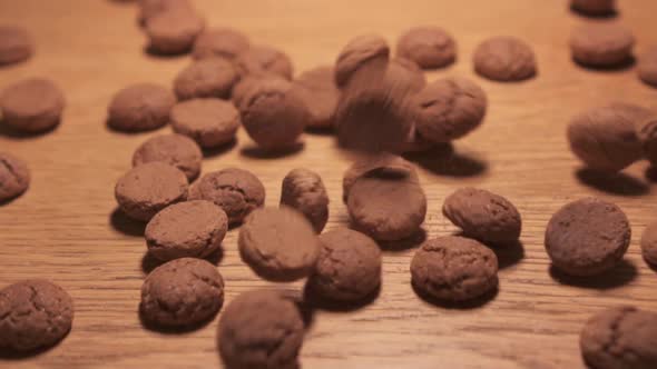 Sinterklaas cookies. Traditional food for celebration in the Netherlands.