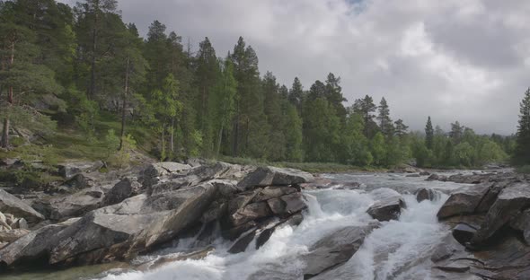 Rapids Waterfall Lake Water Norway Nature