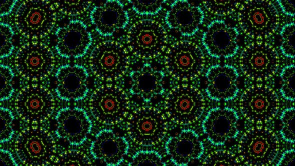 Abstract futuristic kaleidoscope