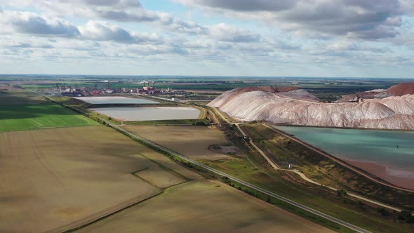 Mountains of Products for the Production of Potash Salt and Artificial Reservoirs