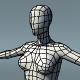 Low Poly Human Female Base Mesh Ver1.1 - 3DOcean Item for Sale