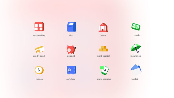 Banking - Flat Icons alt
