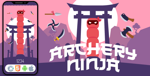 Archery Ninja - HTML5 Game, Construct 3