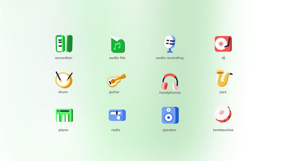 Music - Flat Icons