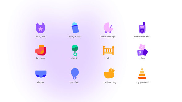 Baby - Flat Icons