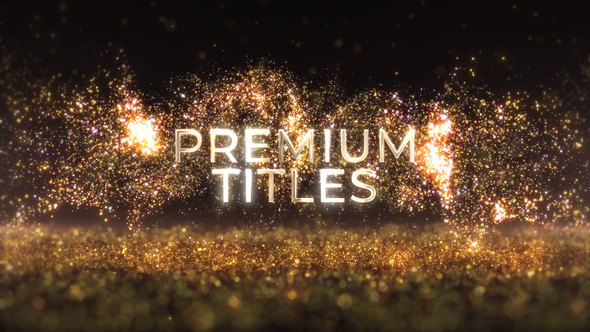 Luxury Glowing Gold Titles alt