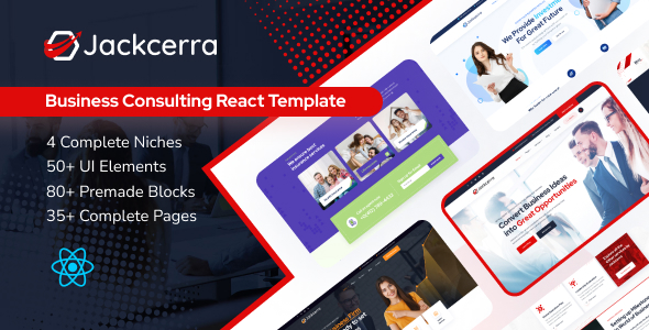 Jackcerra - Business Consulting React Template