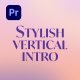 Stylish Vertical Intro 3in1 - VideoHive Item for Sale