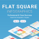 Square Infographics PowerPoint Template - GraphicRiver Item for Sale