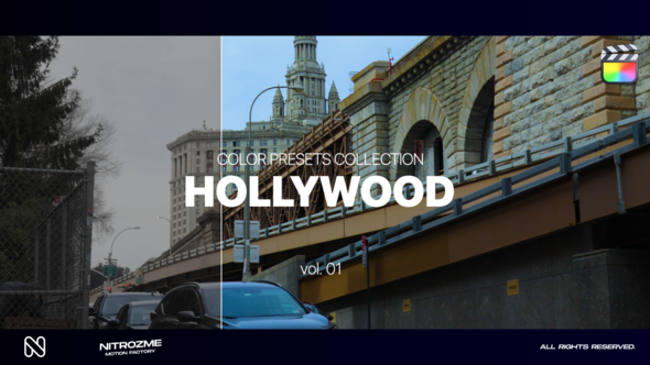 Hollywood LUT Collection Vol. 01 for Final Cut Pro X