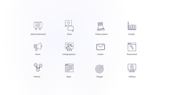 Marketing  - Outline Icons alt