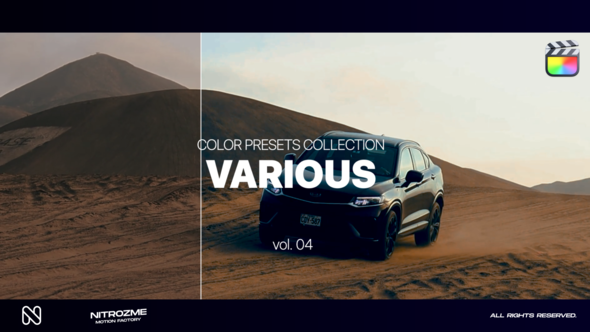 Various LUT Collection Vol. 04 for Final Cut Pro X alt