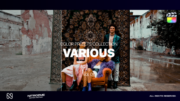 Various LUT Collection Vol. 06 for Final Cut Pro X alt