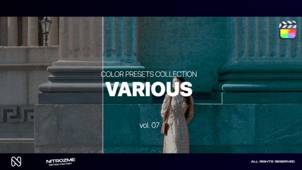 Various LUT Collection Vol. 07 for Final Cut Pro X alt