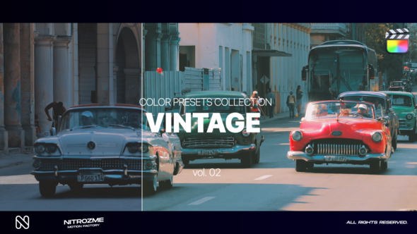 Vintage LUT Collection Vol. 02 for Final Cut Pro X alt