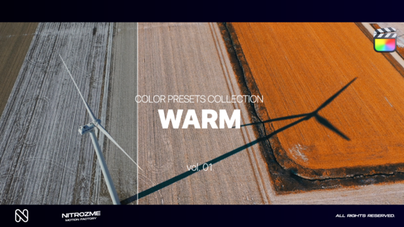 Warm LUT Collection Vol. 01 for Final Cut Pro X
