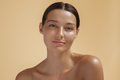 Crop close-up beauty studio photo of tanned model woman after solarium concept - PhotoDune Item for Sale